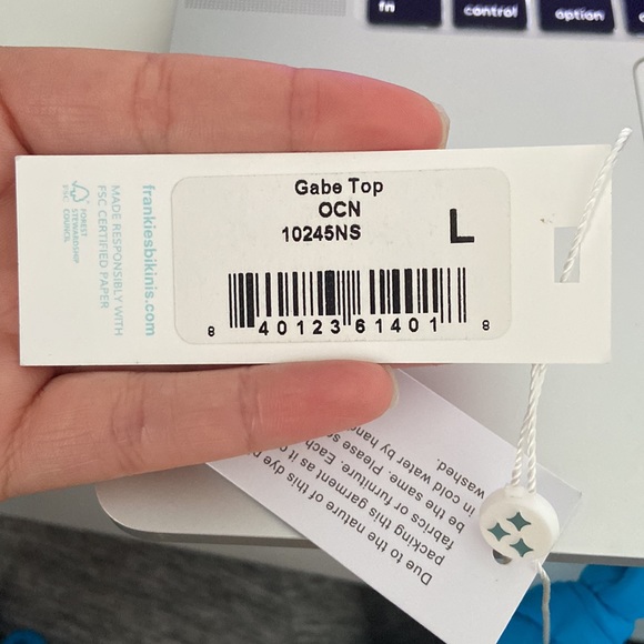 NWT Frankie’s Bikinis Bikini Top - Picture 3 of 3